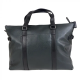 TÚI DU LỊCH DA THẬT MÀU ĐEN 4952579-10 - GIANNI CONTI - SẢN XUẤT THỦ CÔNG TỪ ITALY