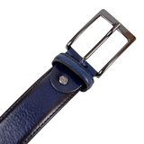 THẮT LƯNG DA THẬT NAM MÀU XANH 5155440-35-40 - GIANNI CONTI - SẢN XUẤT THỦ CÔNG TẠI ITALIA