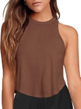 ÁO CROP TOP NỮ DÁNG LỬNG KHÔNG TAY - LASLULU - NHẬP KHẨU TRỰC TIẾP TỪ MỸ