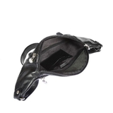 TÚI ĐEO HÔNG DA THẬT MÀU ĐEN 915055-10 - GIANNI CONTI - SẢN XUẤT THỦ CÔNG TẠI ITALY