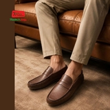 GIÀY LƯỜI DA THẬT NAM Alex-13_Brown (20-Marrone) - MADE IN ITALY - SẢN XUẤT TẠI ITALY