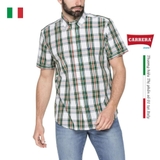 ÁO SƠ MI NAM CỘC TAY HỌA TIẾT KẺ Ô – CARRERA JEANS - NHẬP KHẨU CHÍNH HÃNG TỪ Ý