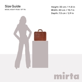 TÚI ĐỰNG LAPTOP DA VEGETABLE-TANNED CALFSKIN 81 - Black -  MEDICI OF FLORENCE - SẢN XUẤT THỦ CÔNG TẠI ITALIA