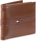 VÍ NAM DA THẬT MÀU NÂU - TOMMY HILFIGER - NHẬP KHẨU CHÍNH HÃNG TỪ MỸ