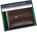 VÍ NAM DA THẬT MÀU NÂU ĐẬM - TOMMY HILFIGER - NHẬP KHẨU CHÍNH HÃNG TỪ MỸ