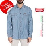 ÁO SƠ MI DENIM NAM XANH NHẠT – CARRERA JEANS - NHẬP KHẨU CHÍNH HÃNG TỪ Ý