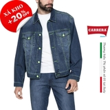 ÁO KHOÁC DENIM NAM MÀU XANH – CARRERA JEANS - NHẬP KHẨU CHÍNH HÃNG TỪ Ý