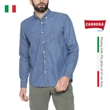 ÁO SƠ MI DENIM CLASSIC NAM XANH NHẠT – CARRERA JEANS - NHẬP KHẨU CHÍNH HÃNG TỪ Ý