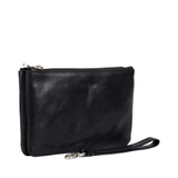 CLUTCH NAM MÀU ĐEN DA THẬT 912201-10-Black – GIANNI CONTI - SẢN XUẤT THỦ CÔNG TỪ ITALY