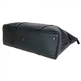 TÚI DU LỊCH DA THẬT MÀU ĐEN 4952579-10 - GIANNI CONTI - SẢN XUẤT THỦ CÔNG TỪ ITALY