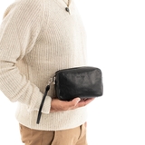 CLUTCH NAM MÀU ĐEN WILMA – GIANNI CONTI - SẢN XUẤT THỦ CÔNG TỪ ITALY