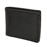 VÍ DA THẬT NAM MÀU ĐEN 917041-10 – GIANNI CONTI - SẢN XUẤT THỦ CÔNG TẠI ITALY