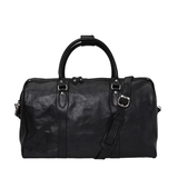 TÚI DU LỊCH 9277 - Black Da Calfskin -  MEDICI OF FLORENCE - SẢN XUẤT THỦ CÔNG TẠI ITALIA