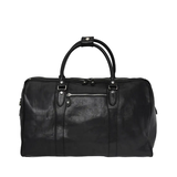 TÚI DU LỊCH 9277 - Black Da Calfskin -  MEDICI OF FLORENCE - SẢN XUẤT THỦ CÔNG TẠI ITALIA