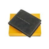 VÍ DA THẬT NAM MÀU GHI XÁM 967100-16 – GIANNI CONTI - SẢN XUẤT THỦ CÔNG TẠI ITALY