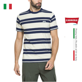 ÁO THUN NAM CỘC TAY KẺ NGANG – CARRERA JEANS - NHẬP KHẨU CHÍNH NGẠCH TỪ Ý