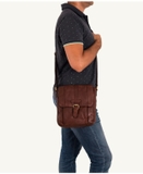 TÚI ĐEO CHÉO DA - GIANNI CONTI - SẢN XUẤT THỦ CÔNG TẠI ITALY