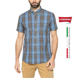 ÁO SƠ MI NAM CỘC TAY HỌA TIẾT KẺ CARO – CARRERA JEANS - NHẬP KHẨU CHÍNH NGẠCH TỪ Ý