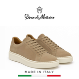 GIÀY THỂ THAO DA LỘN NAM (DA THẬT) - DUCA DI MORRONE - SẢN XUẤT TẠI ITALY