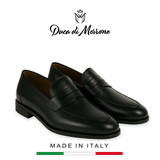 GIÀY LƯỜI DA NAM CAO CẤP (DA THẬT) - DUCA DI MORRONE - SẢN XUẤT TẠI ITALY