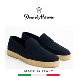 GIÀY LƯỜI DA LỘN NAM CAO CẤP (DA THẬT) - DUCA DI MORRONE - SẢN XUẤT TẠI ITALY