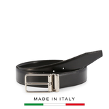 THẮT LƯNG DA NAM 2 MẶT MÀU ĐEN UBLT000058 - UNGARO - SẢN XUẤT TẠI ITALY