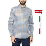 ÁO SƠ MI DÀI TAY NAM KẺ CARO 213A1230A – CARRERA JEANS - NHẬP KHẨU CHÍNH NGẠCH TỪ Ý