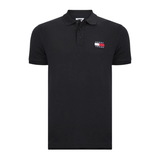 ÁO POLO NAM MÀU ĐEN DM0DM07456-BBU - TOMMY JEANS - NHẬP KHẨU CHÍNH HÃNG TỪ CHLB ĐỨC