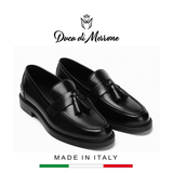 GIÀY LƯỜI DA NAM CAO CẤP (DA THẬT) - DUCA DI MORRONE - SẢN XUẤT TẠI ITALY