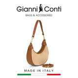 TÚI ĐEO VAI MÀU NÂU 5780608-26 - GIANNI CONTI - SẢN XUẤT THỦ CÔNG TẠI ITALY