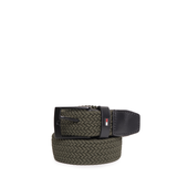 THẮT LƯNG DA NAM MÀU XANH RÊU - TOMMY HILFIGER - NHẬP KHẨU CHÍNH HÃNG TỪ Ý