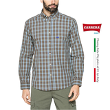 ÁO SƠ MI DÀI TAY NAM KẺ CARO 213A1230A – CARRERA JEANS - NHẬP KHẨU CHÍNH HÃNG TỪ Ý
