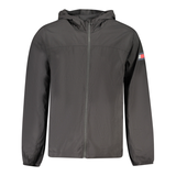 ÁO KHOÁC GIÓ NAM CÓ MŨ MÀU ĐEN - TOMMY HILFIGER - NHẬP KHẨU TRỰC TIẾP TỪ ITALY