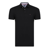 ÁO POLO NAM MÀU ĐEN REGULAR FIT BIG SIZE TO8061559 - TOMMY HILFIGER - NHẬP KHẨU CHÍNH HÃNG TỪ CHLB ĐỨC