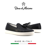 GIÀY LƯỜI DA NAM (DA THẬT) - DUCA DI MORRONE - SẢN XUẤT TẠI ITALY