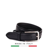 THẮT LƯNG DA THẬT NAM MÀU ĐEN - GIANNI CONTI - SẢN XUẤT THỦ CÔNG TỪ ITALIA