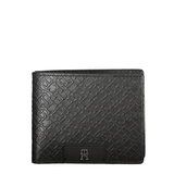 VÍ NAM DA THẬT MÀU ĐEN - TOMMY HILFIGER - NHẬP KHẨU CHÍNH HÃNG TỪ Ý