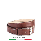THẮT LƯNG DA THẬT NAM 9405243-40-BROWN - GIANNI CONTI - SẢN XUẤT THỦ CÔNG TỪ ITALIA
