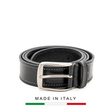 THẮT LƯNG DA NAM 5155428-40 - PAUL - Black - GIANNI CONTI - SẢN XUẤT THỦ CÔNG TỪ ITALIA