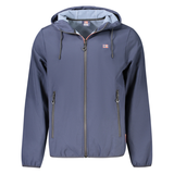 ÁO KHOÁC NỈ NAM CÓ MŨ MÀU XANH THAN - NORWAY - NHẬP KHẨU CHÍNH HÃNG TỪ Ý