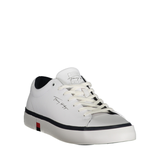 GIÀY SNEAKER NAM MÀU TRẮNG - TOMMY HILFIGER - NHẬP KHẨU CHÍNH HÃNG TỪ Ý