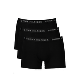 PACK 3 QUẦN SỊP ĐÙI NAM MÀU ĐEN - TOMMY HILFIGER - NHẬP KHẨU CHÍNH HÃNG TỪ Ý