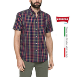 ÁO SƠ MI NAM CỘC TAY HỌA TIẾT KẺ SỌC – CARRERA JEANS - NHẬP KHẨU CHÍNH HÃNG TỪ Ý