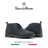GIÀY BOOTS DA LỘN NAM (DA THẬT) - DUCA DI MORRONE - SẢN XUẤT TẠI ITALY