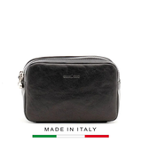 CLUTCH NAM MÀU ĐEN WILMA – GIANNI CONTI - SẢN XUẤT THỦ CÔNG TỪ ITALY