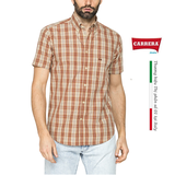 ÁO SƠ MI NAM CỘC TAY HỌA TIẾT KẺ CARO – CARRERA JEANS - NHẬP KHẨU CHÍNH NGẠCH TỪ Ý
