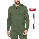 ÁO KHOÁC NỈ NAM LÔNG CỪU NHẸ CÓ MŨ – CARRERA JEANS - NHẬP KHẨU CHÍNH NGẠCH TỪ Ý