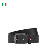 THẮT LƯNG DA THẬT NAM MÀU ĐEN - TOMMY HILFIGER - NHẬP KHẨU CHÍNH HÃNG TỪ Ý