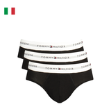 PACK 3 QUẦN SỊP NAM MÀU ĐEN - TOMMY HILFIGER - NHẬP KHẨU CHÍNH HÃNG TỪ Ý