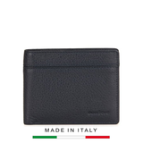 VÍ DA THẬT NAM MÀU ĐEN 1817220 – GIANNI CONTI - SẢN XUẤT THỦ CÔNG TỪ ITALY